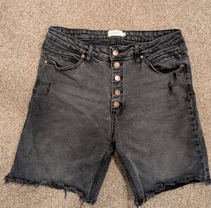 Fashion Bohme Black Denim Shorts 31